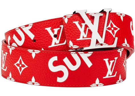 louis vuitton supreme belt fake price|louis vuitton supreme calfskin.